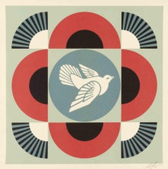 Triptyque Dove - Screen Print by Shepard Fairey - 2021
