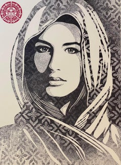 "Universal Dignity" Shepard Fairey Screenprint Letterpress Contemporary Street