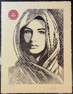 "Universal Dignity" Shepard Fairey Screenprint Letterpress Contemporary Street 