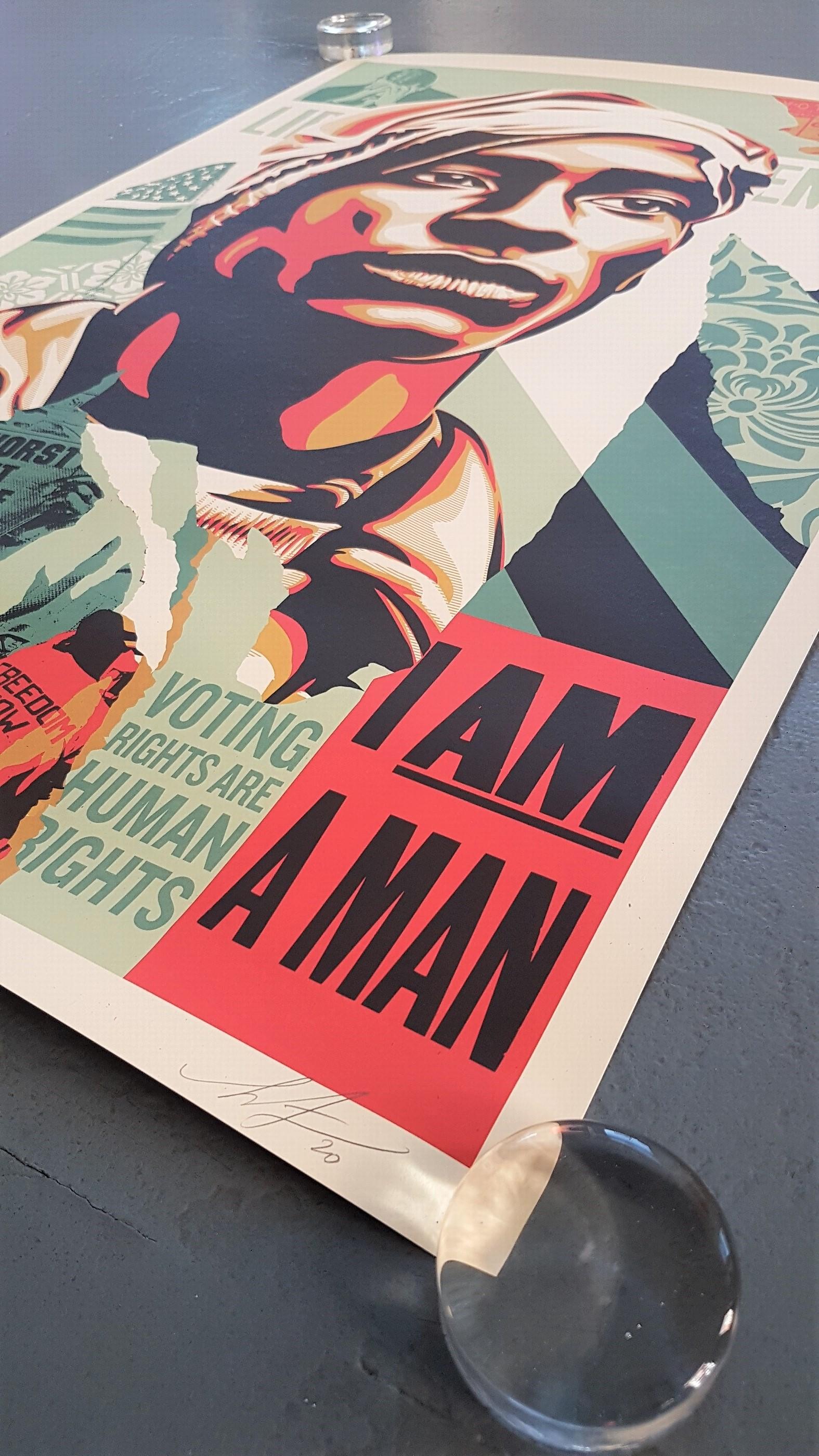 Voting Rights are Human Rights  - Contemporary Print by Shepard Fairey
