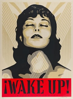 ¡Despierta! Crema, Obedece - Shepard Fairey Activismo Arte Callejero Imprimir