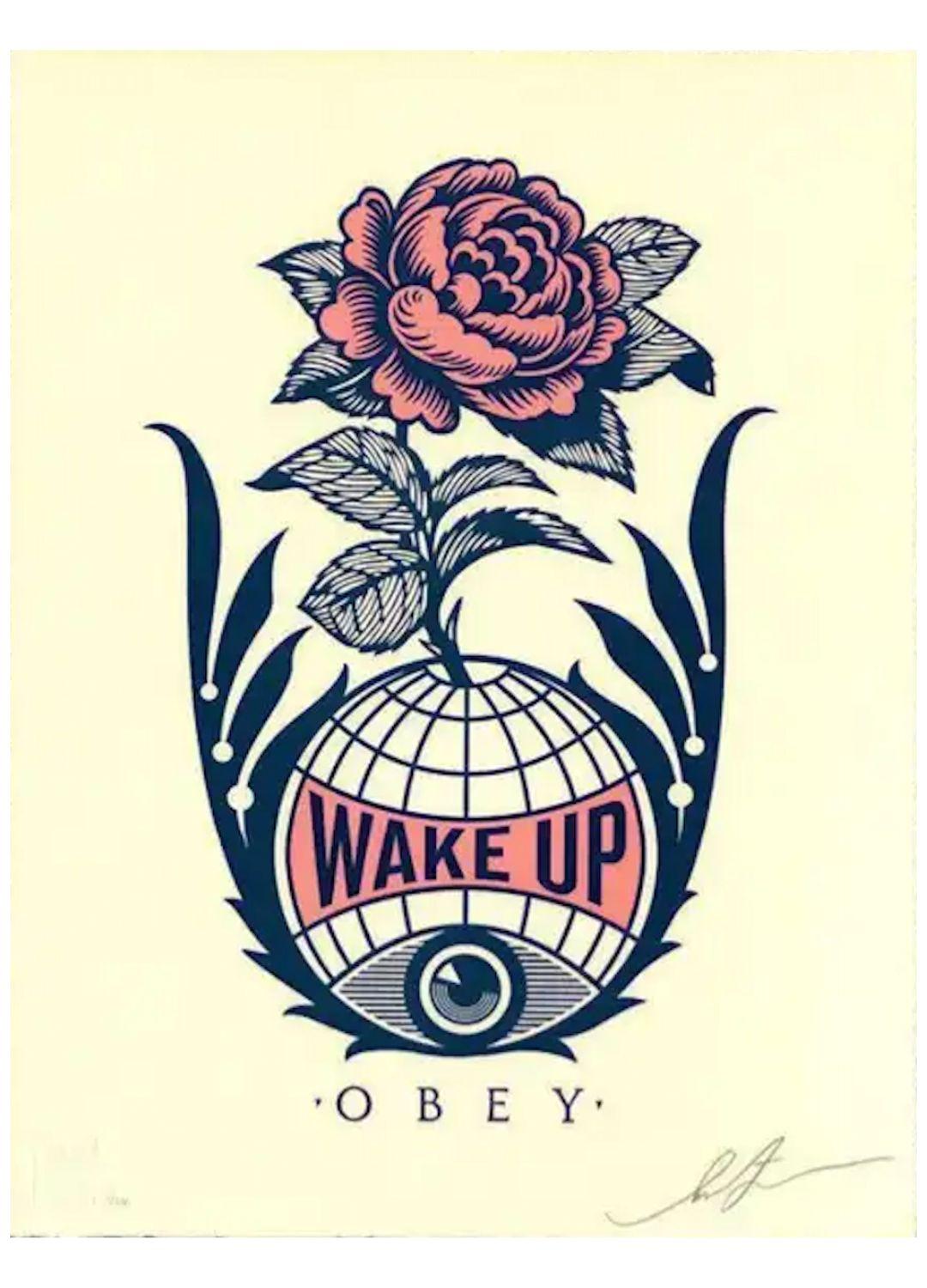 Wake Up Earth, Letterpress Print on Cream Cotton Paper, 2020

Letterpress on cream cotton paper with hand-deckled edges.
Limited edition of 500.
This work is in excellent condition.
Hand-signed by artist, Hand signed by the artist, recto.
13 × 10