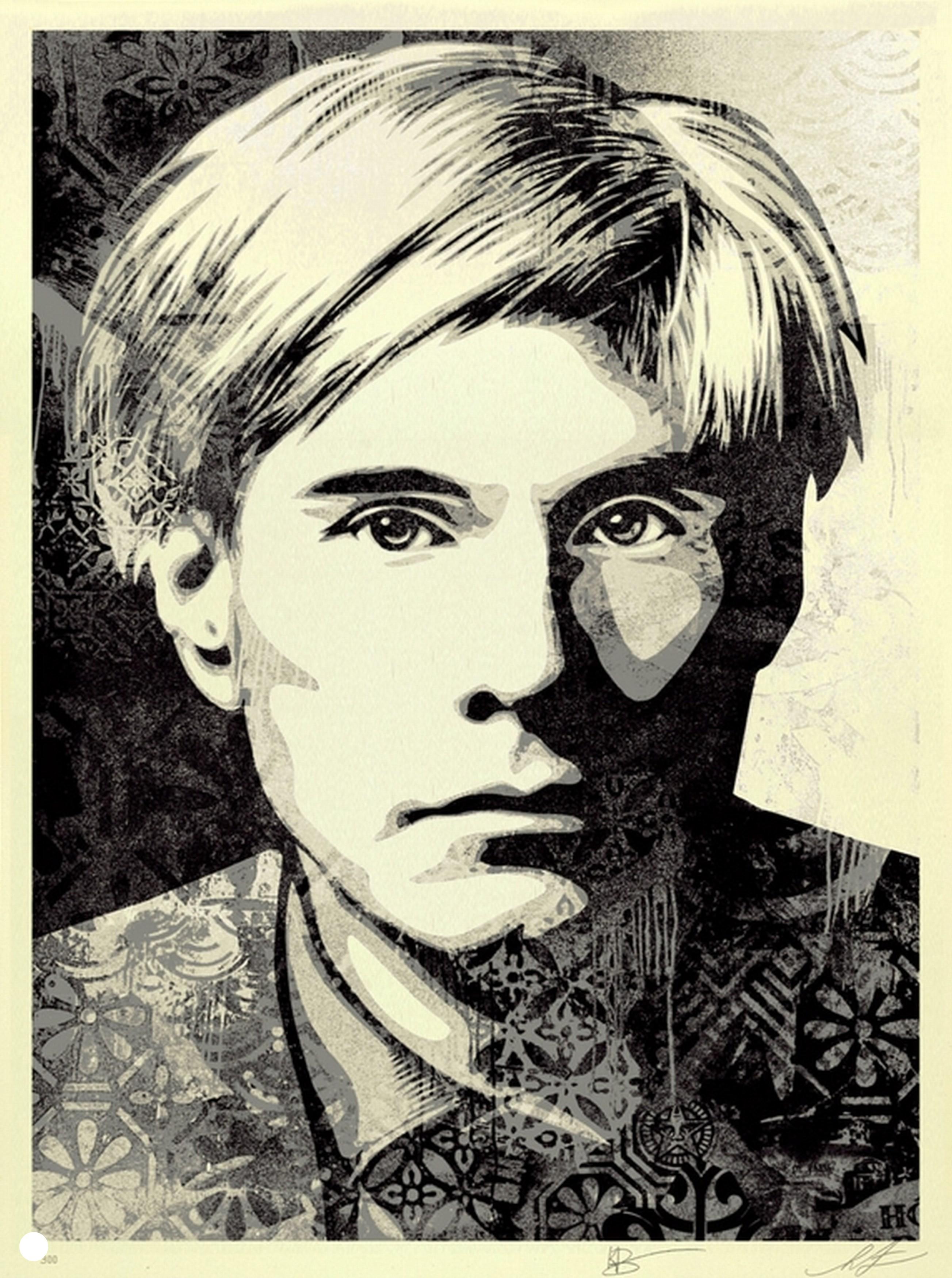 Warhol Collage Set (Ikonisch, anspruchsvoll, Farbtheorie, Popkultur, Samt) im Angebot 2