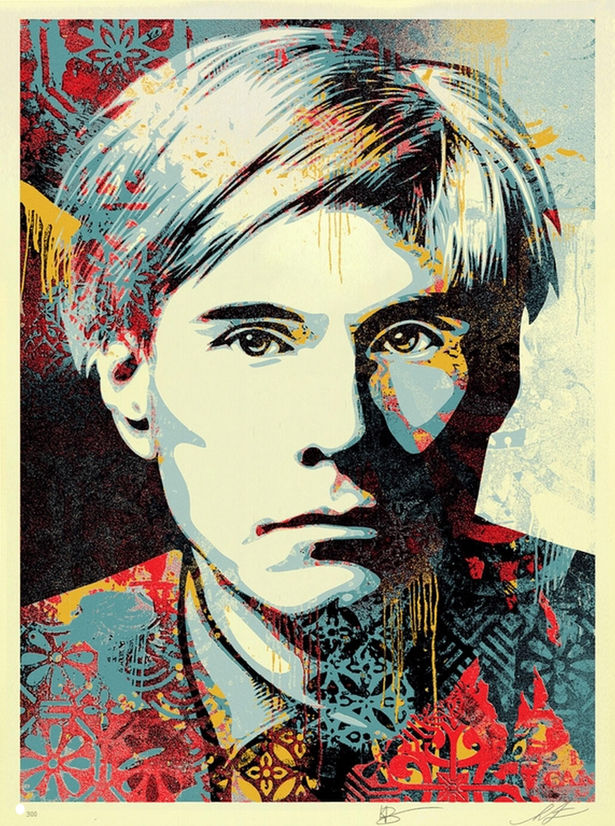Warhol Collage Set (Ikonisch, anspruchsvoll, Farbtheorie, Popkultur, Samt) im Angebot 3