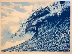 Wave Of Distress Shepard Fairey Print Obey Giant "World Water Day" Urban Pop Art