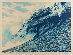Wave Of Distress Shepard Fairey Print Obey Giant "World Water Day" Urban Pop Art