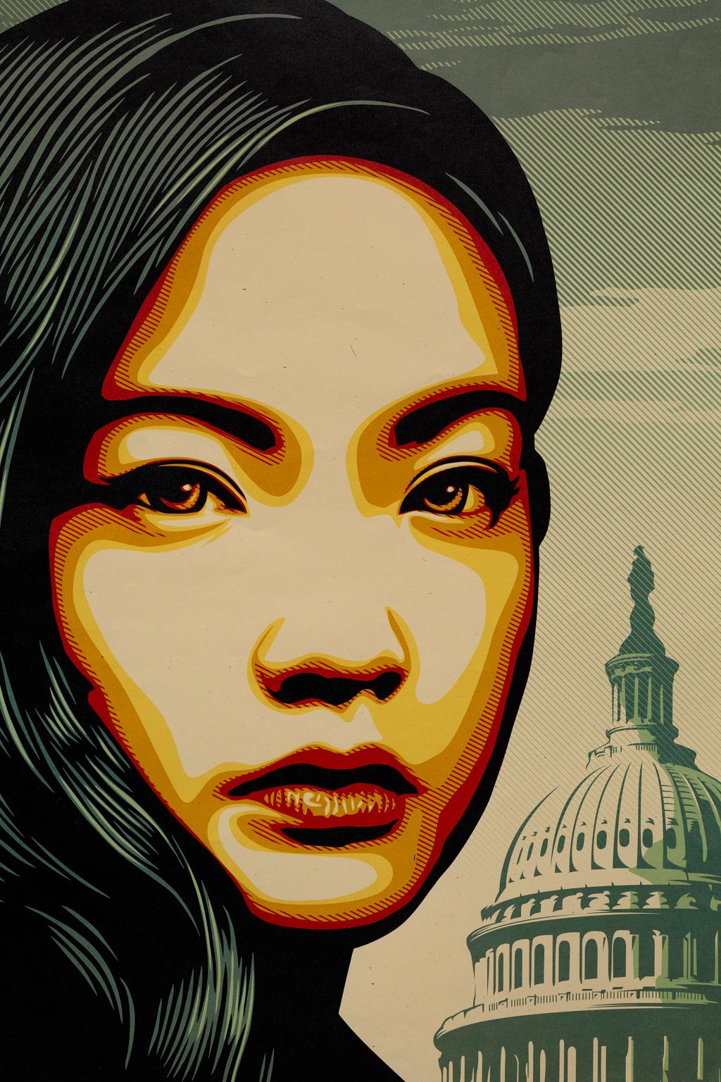 shepard fairey silkscreen