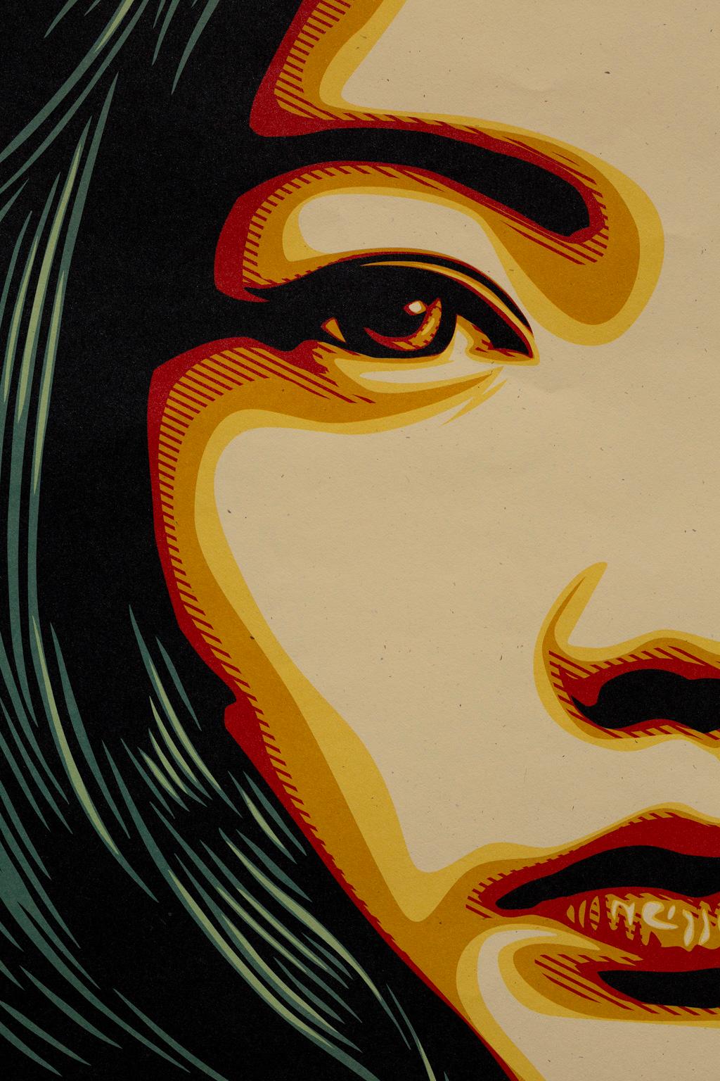 what aspect is a common element in the design work of shepard fairey