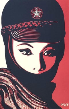 Woman portrait - Serigraph Handsigned