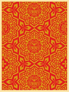 "Yen Pattern" (red & gold)