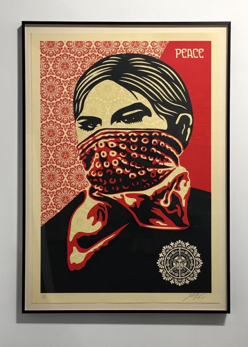 Zapatista Woman Large Format - Print by Shepard Fairey