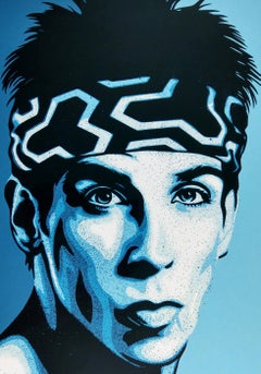 Zoolander Blue Steel, Obey - Shepard Fairey Street Art Print