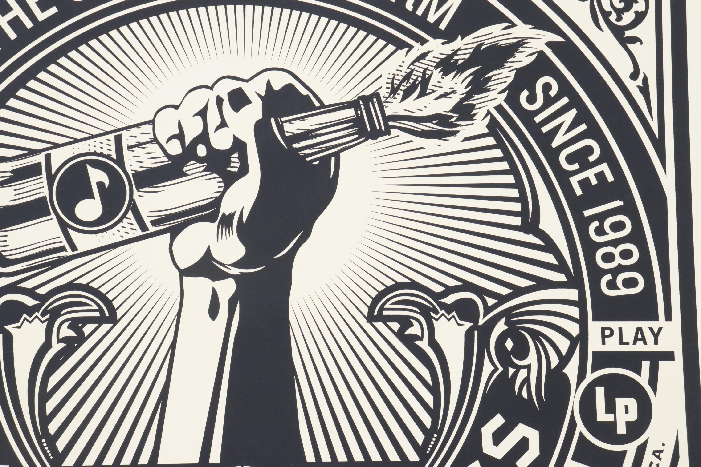 Shepard Fairey Serigraph Large Format Artist Signed 