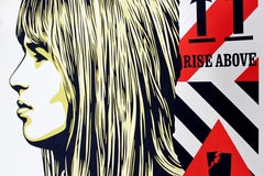 Sérigraphie numérotée et signée Shepard Fairey 156/450 Fragile Peace, Obey Giant