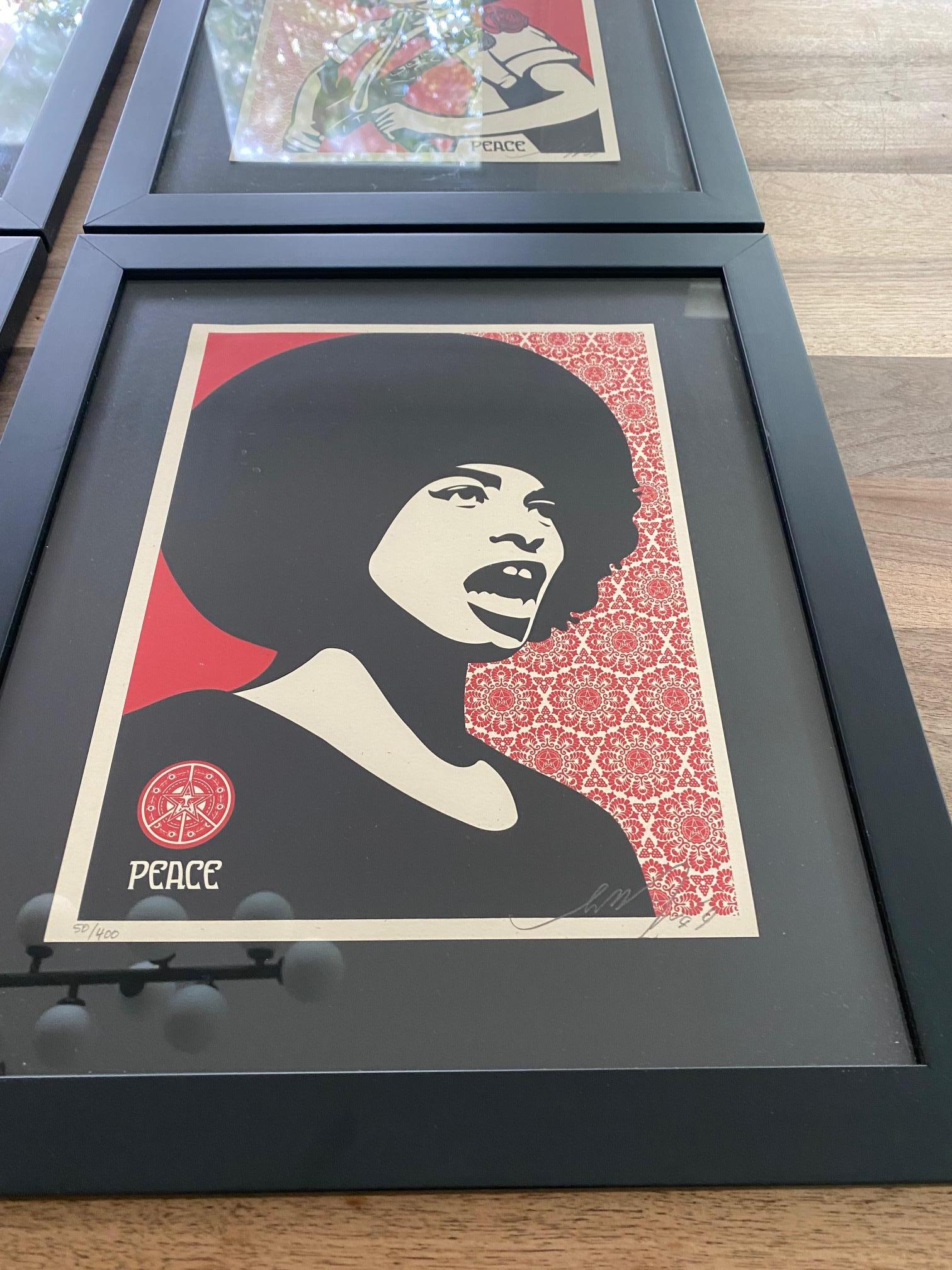 American Shepard Fairey Supply and Demand 20th Anniversary signed and numbered Serigraphs