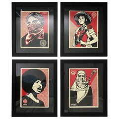 Shepard Fairey Supply and Demand 20th Anniversary signed and numbered Serigraphs
