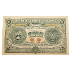 Shepard Fairey "Two Sides of Capitalism " 2007 Collectible Bank Note