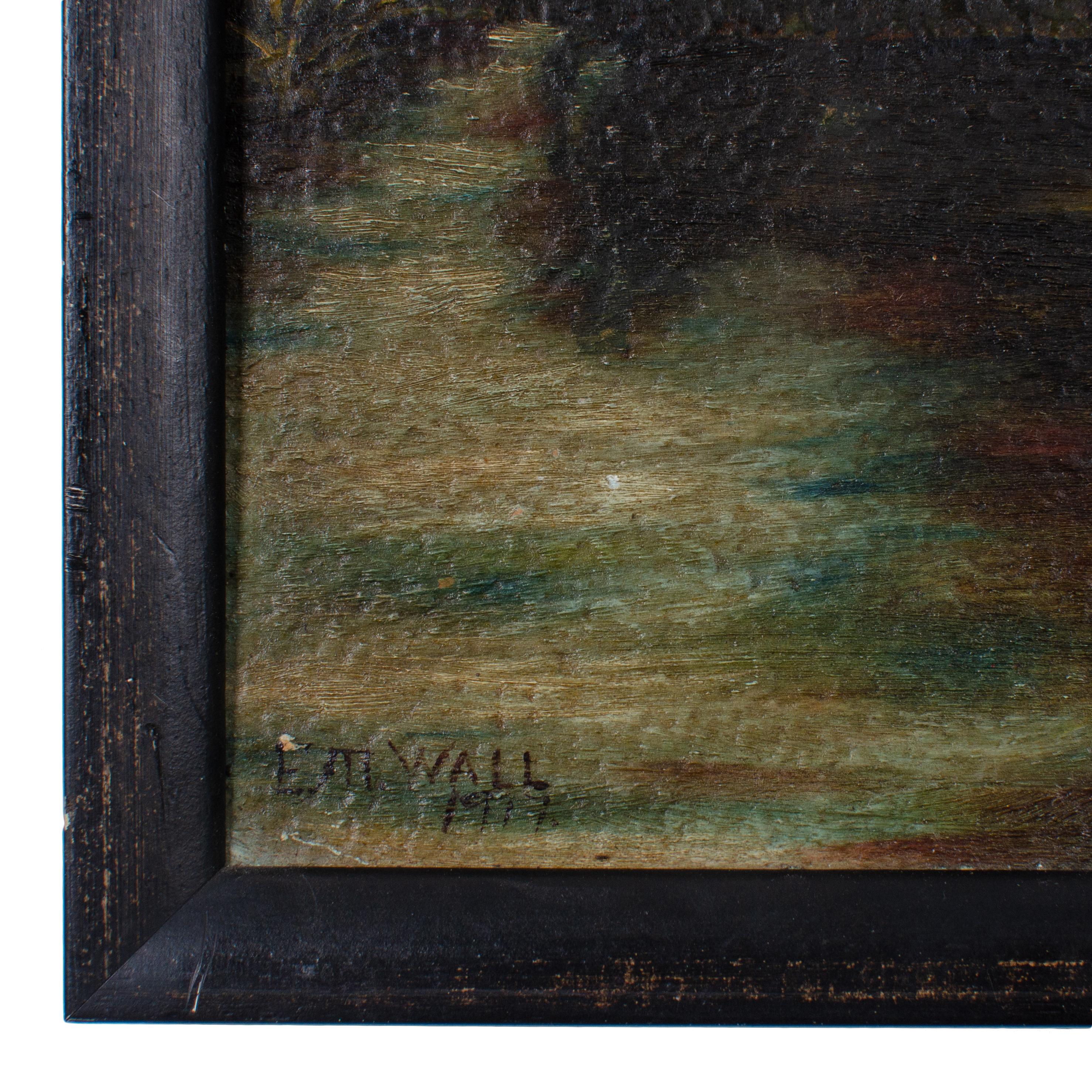 Pintura Pastor y rebaño, 1917 principios del siglo XX en venta