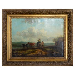 Pastor Barbizon Pintura al óleo, Según Charles Ceramano