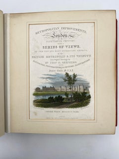 Shepherd's View of & Around Regent's Park : 37 Engravings in Fine Binding