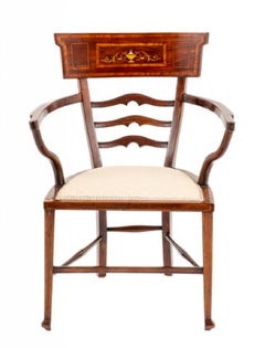 Sheraton Arm Chair Revival 1890 Mahogany