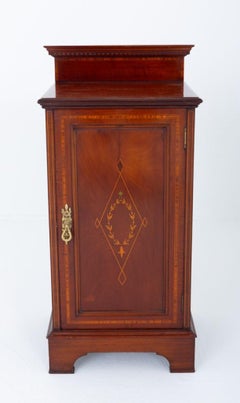 Sheraton Bedside Cabinet Nightstands Chest 1900 Revival