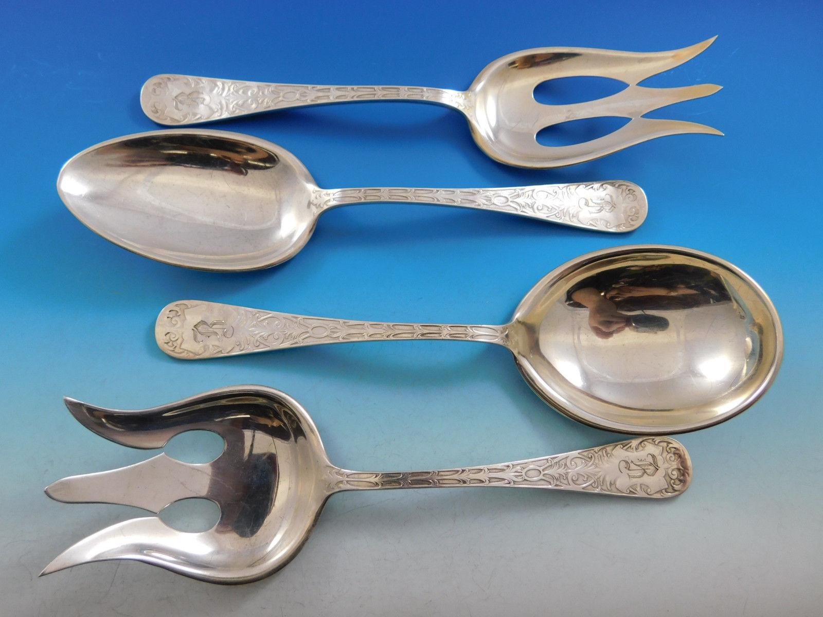 Sheraton by Mount Vernon Sterling Silver Flatware Set of Fitted Chest 1