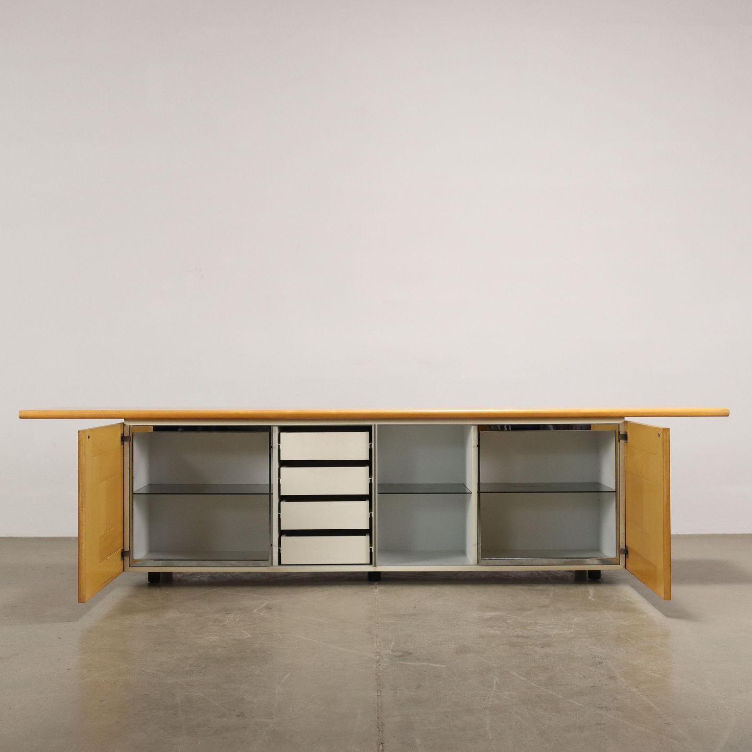 Mid-Century Modern 'Sheraton' Cabinet by Giotto Stoppino for Acerbis Years 70-80
