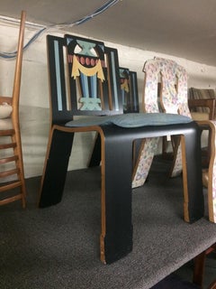 Sheraton-Stuhl aus Sperrholz mit laminierter Oberfläche von Robert Venturi, 1984