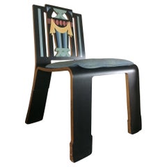 Sheraton-Stuhl aus Sperrholz mit laminierter Oberfläche von Robert Venturi, 1984