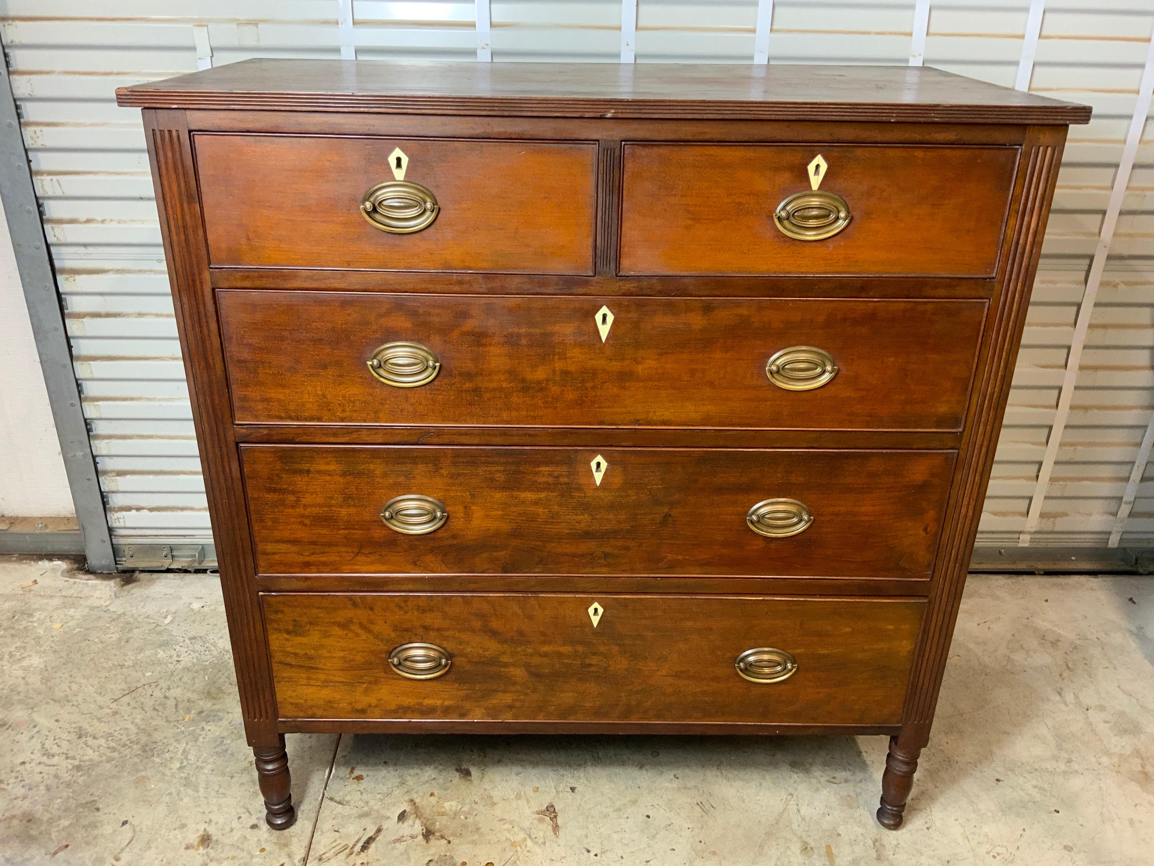 Sheraton Cherry Chest For Sale 9