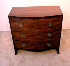 Sheraton Chest Drawers Mahogany George III 1810 English Furniture