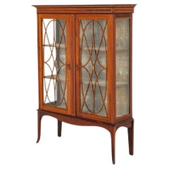 Sheraton Display Cabinet Mahogany Bookcase