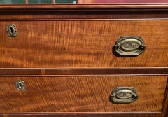 Sheraton Federal Period Cherry, Mahogany & Tiger Maple Chest of Drawers c.1810