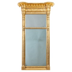 Sheraton gilt gesso tabernacle mirror, attributed to Waterhouse, circa 1810