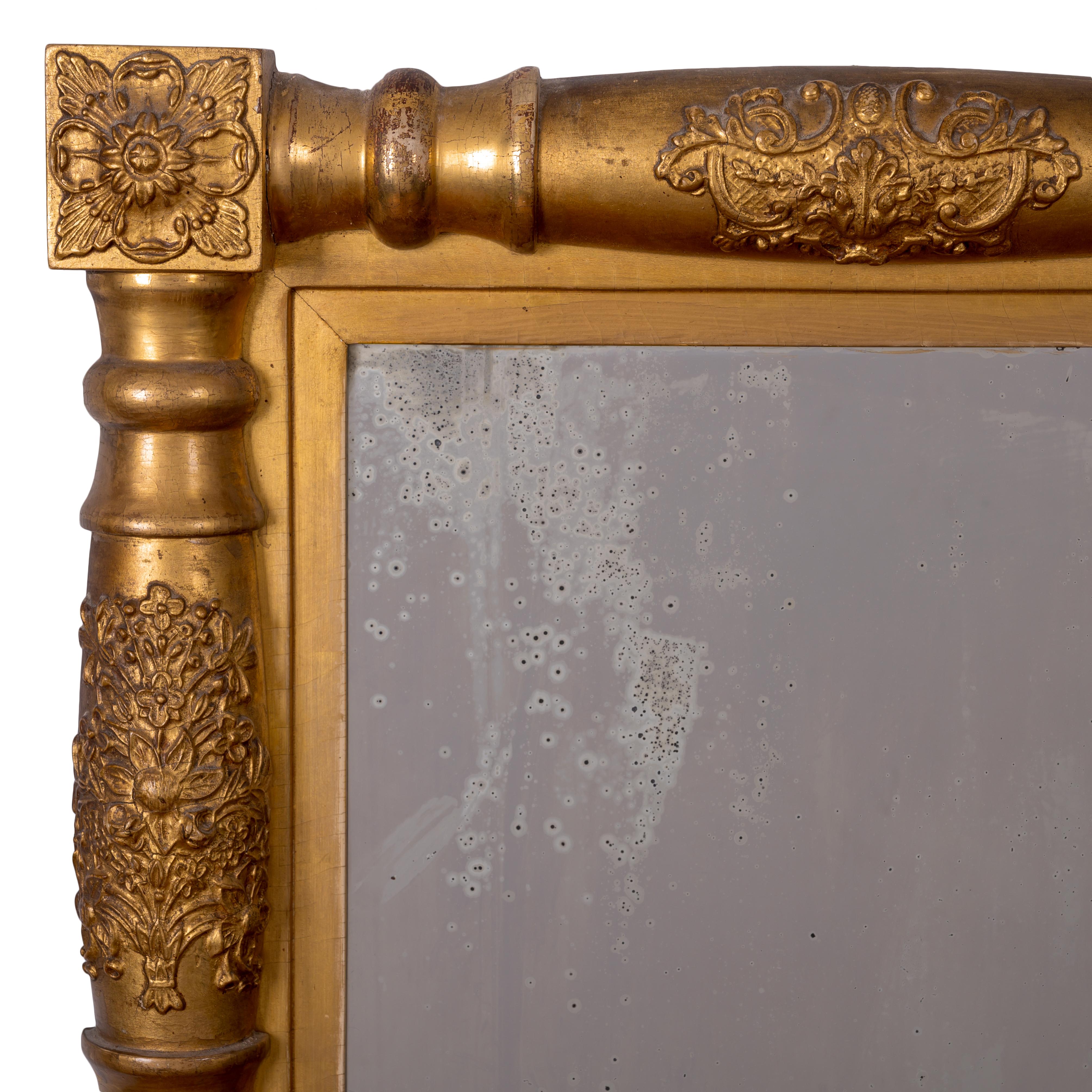 Federal Sheraton Giltwood Mirror, c.1830 For Sale