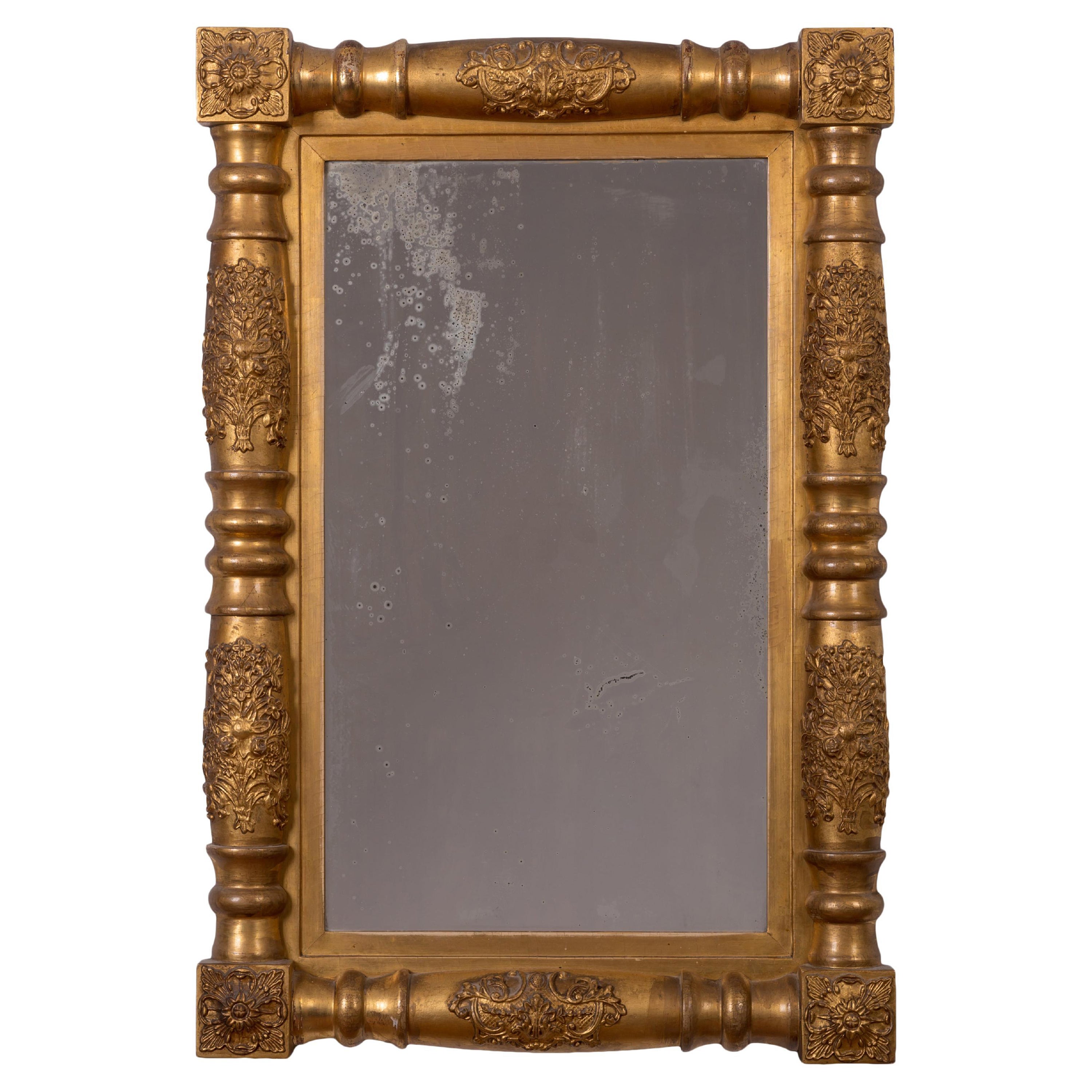 Sheraton Giltwood Mirror, c.1830