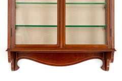 Sheraton Hanging Bookcase Wall Cabinet Revival 1880