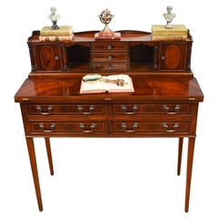 Bureau de bureau pour femmes Sheraton en acajou 1890
