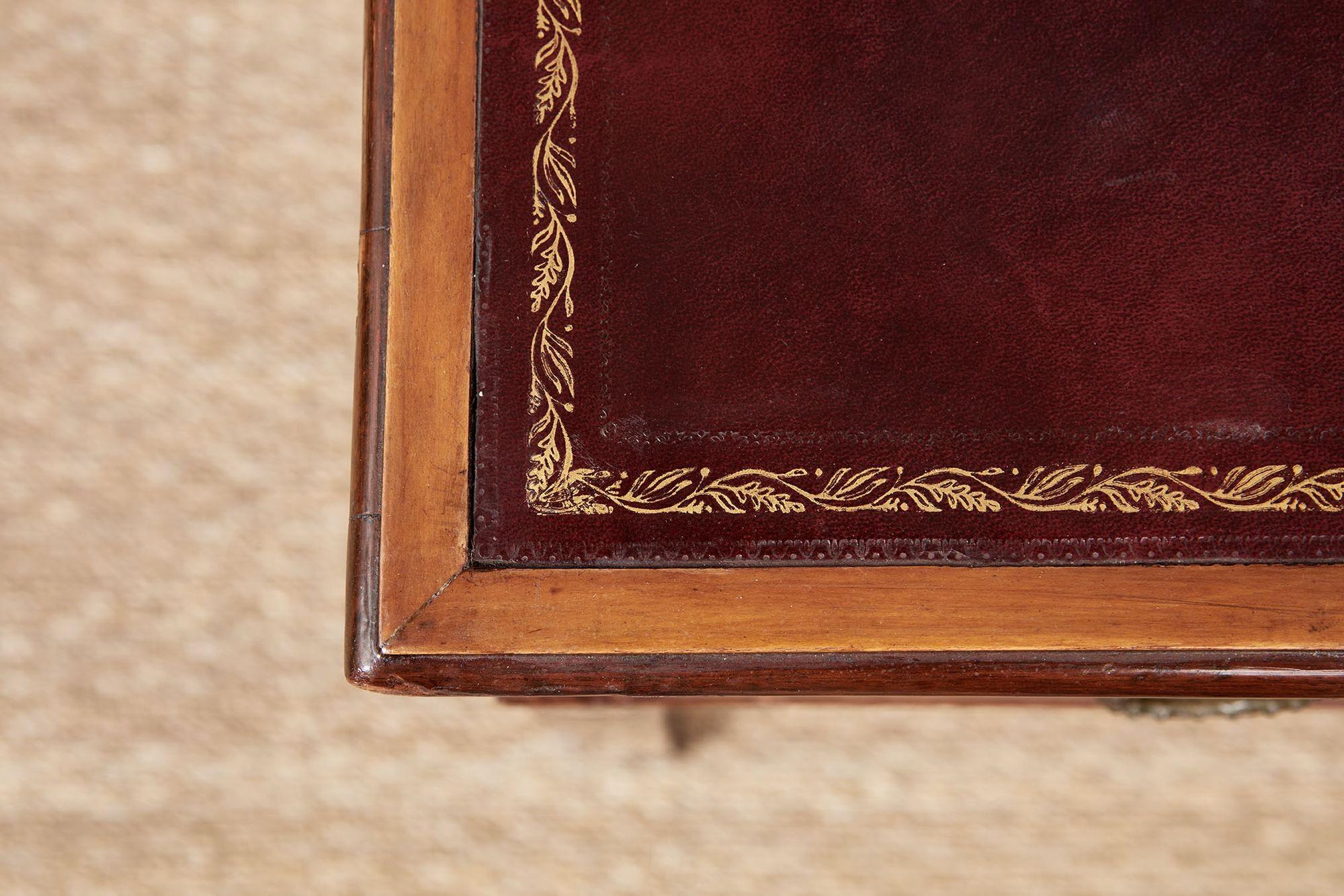 Sheraton Leather Topped Table For Sale 7