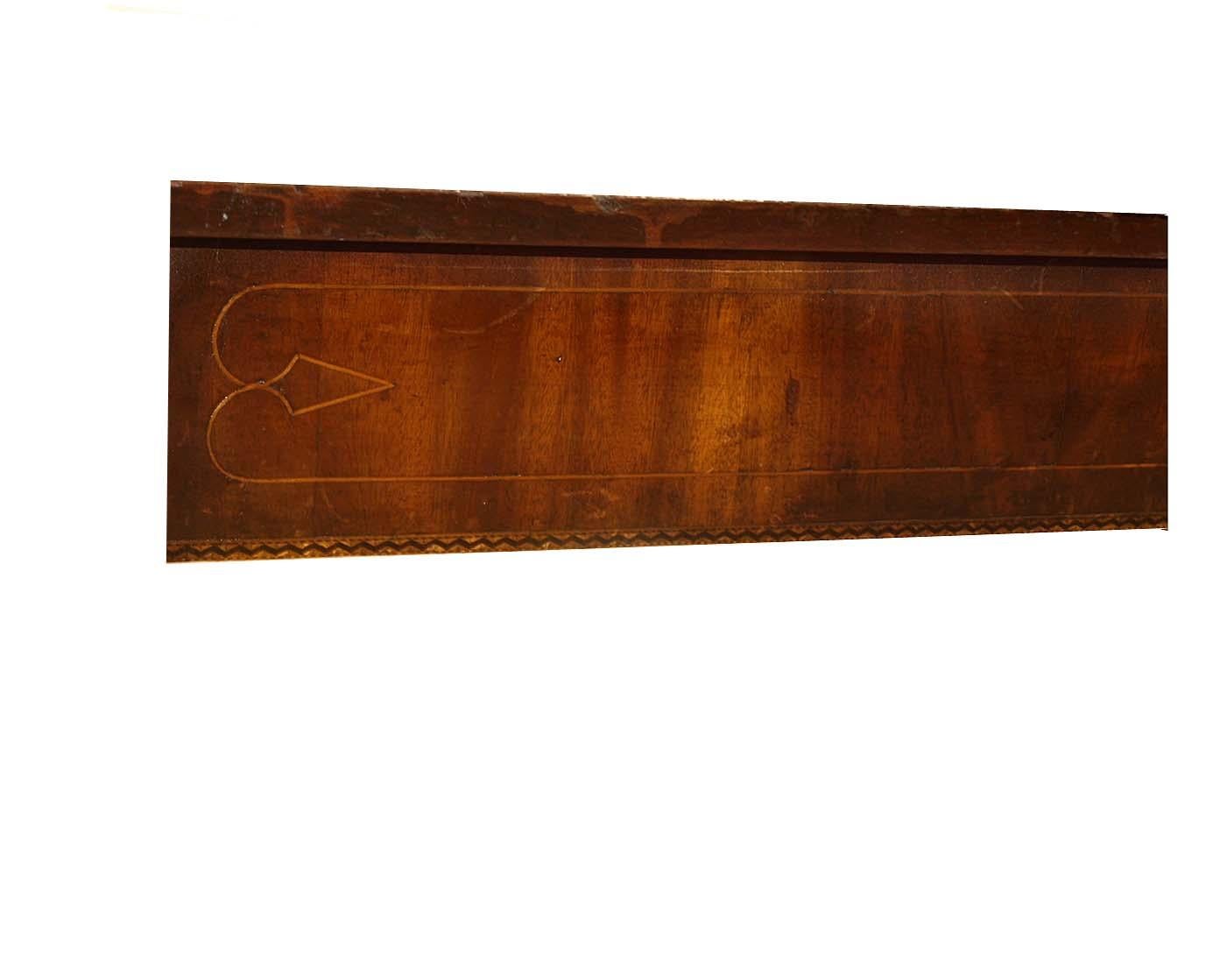 Early 19th Century Sheraton Mahogany Console Table For Sale