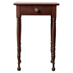 Antique Sheraton Mahogany Stand