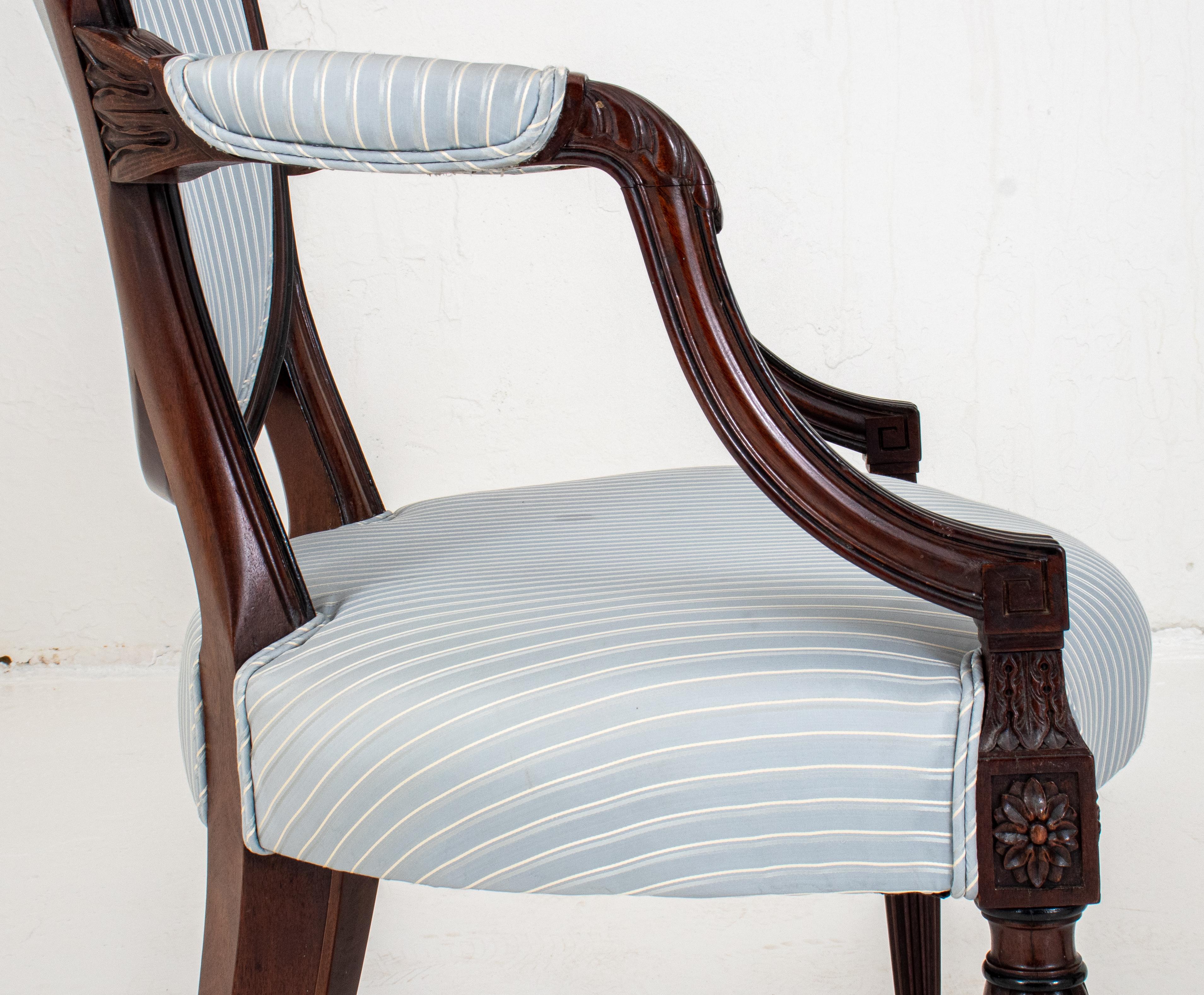 20th Century Sheraton Manner Shield-Back Dining Chairs, 14