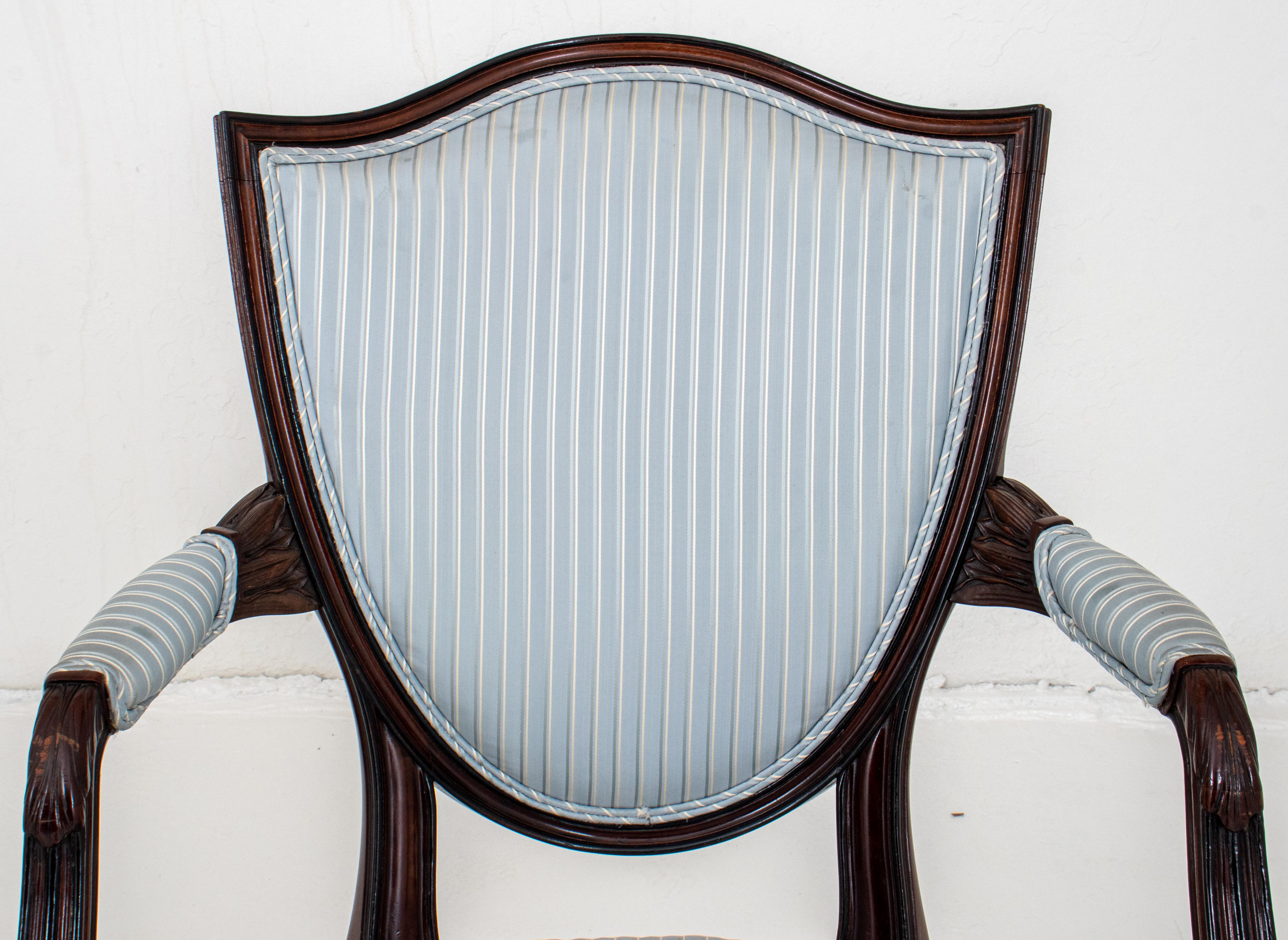 Sheraton Manner Shield-Back Dining Chairs, 14 1