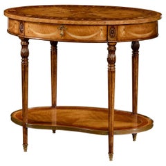 Sheraton Oval Side Table