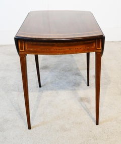 Sheraton Pembroke Table Drop Leaf Georgian 1790