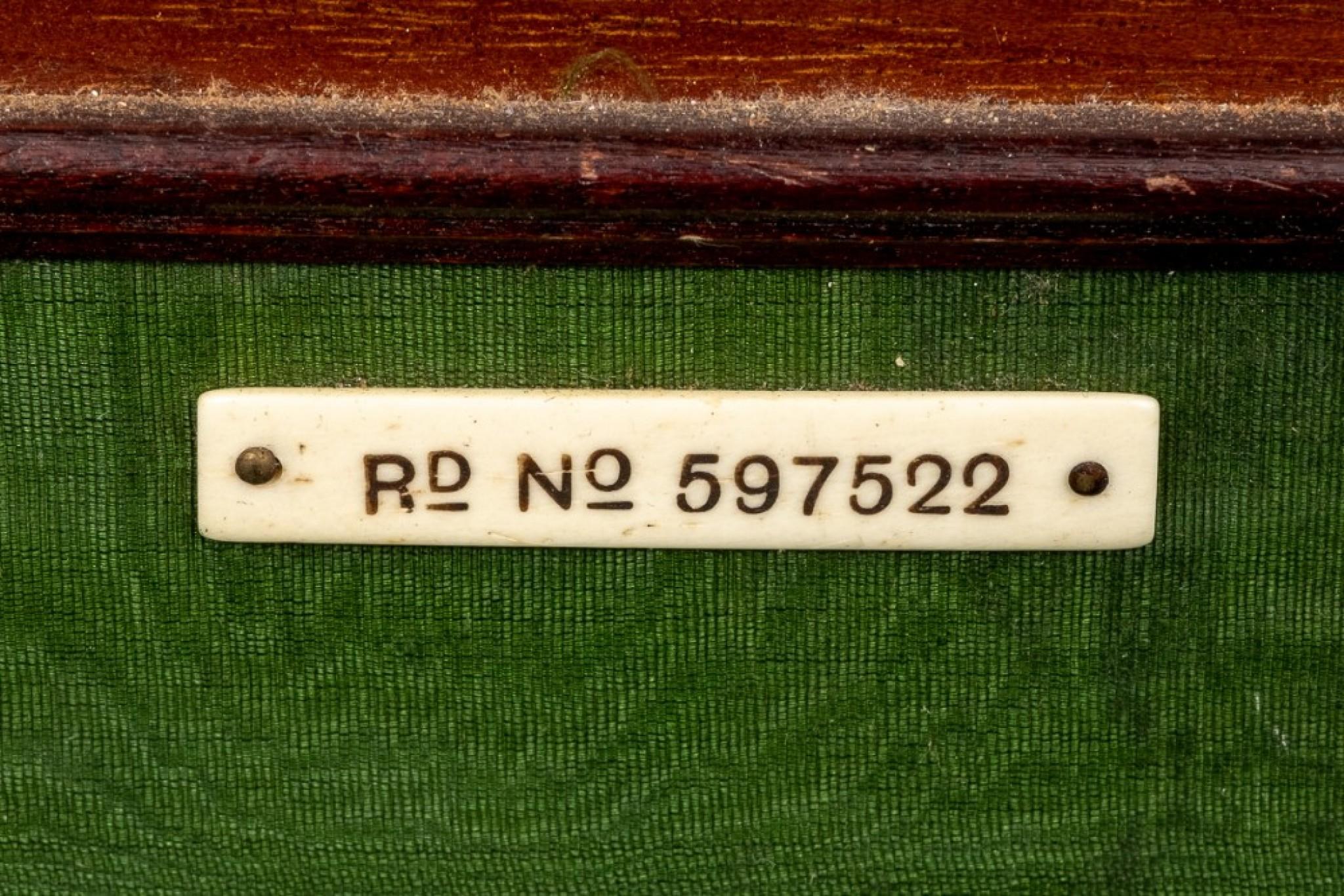 Sheraton Popup Writing Table Desk in Mahogany For Sale 4