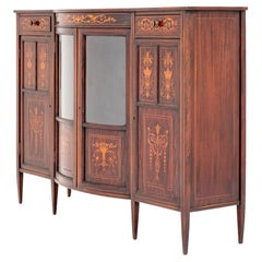 Sheraton Revival-Schrank Sideboard Edwards and Roberts 1880