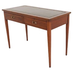 Antique Sheraton Revival Desk Mahogany Writing Table 1880