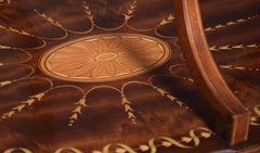 Sheraton Revival Mahogany Inlaid Étagère